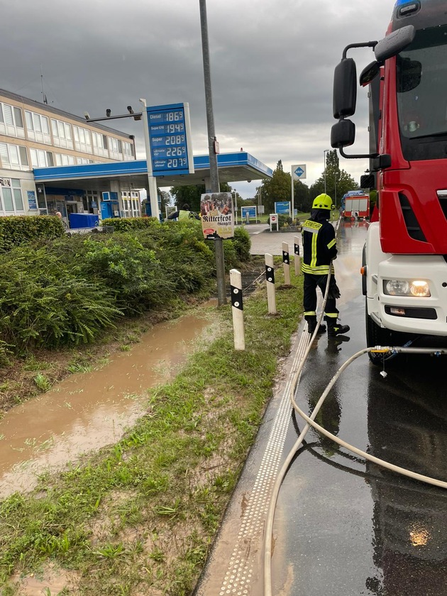 FW Gangelt: Unwetter sorgt für mehrere Einsätze